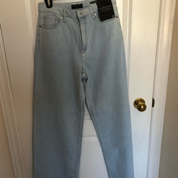 NWT Banana Republic Wide Leg Trouser Jeans - Picture 1 of 11